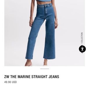 Zara the Marine Straight Jean